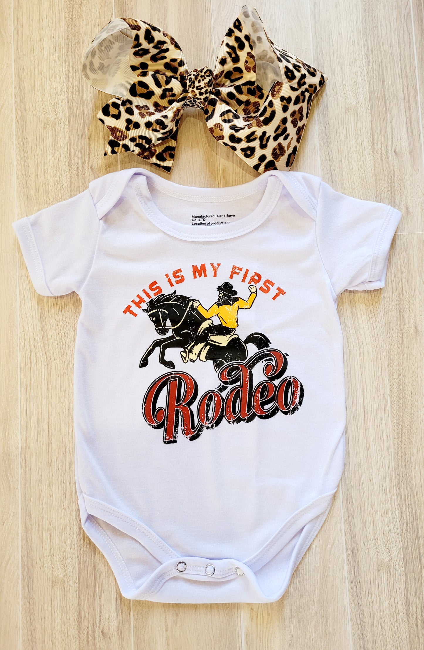 This Is My First Rodeo Onesie