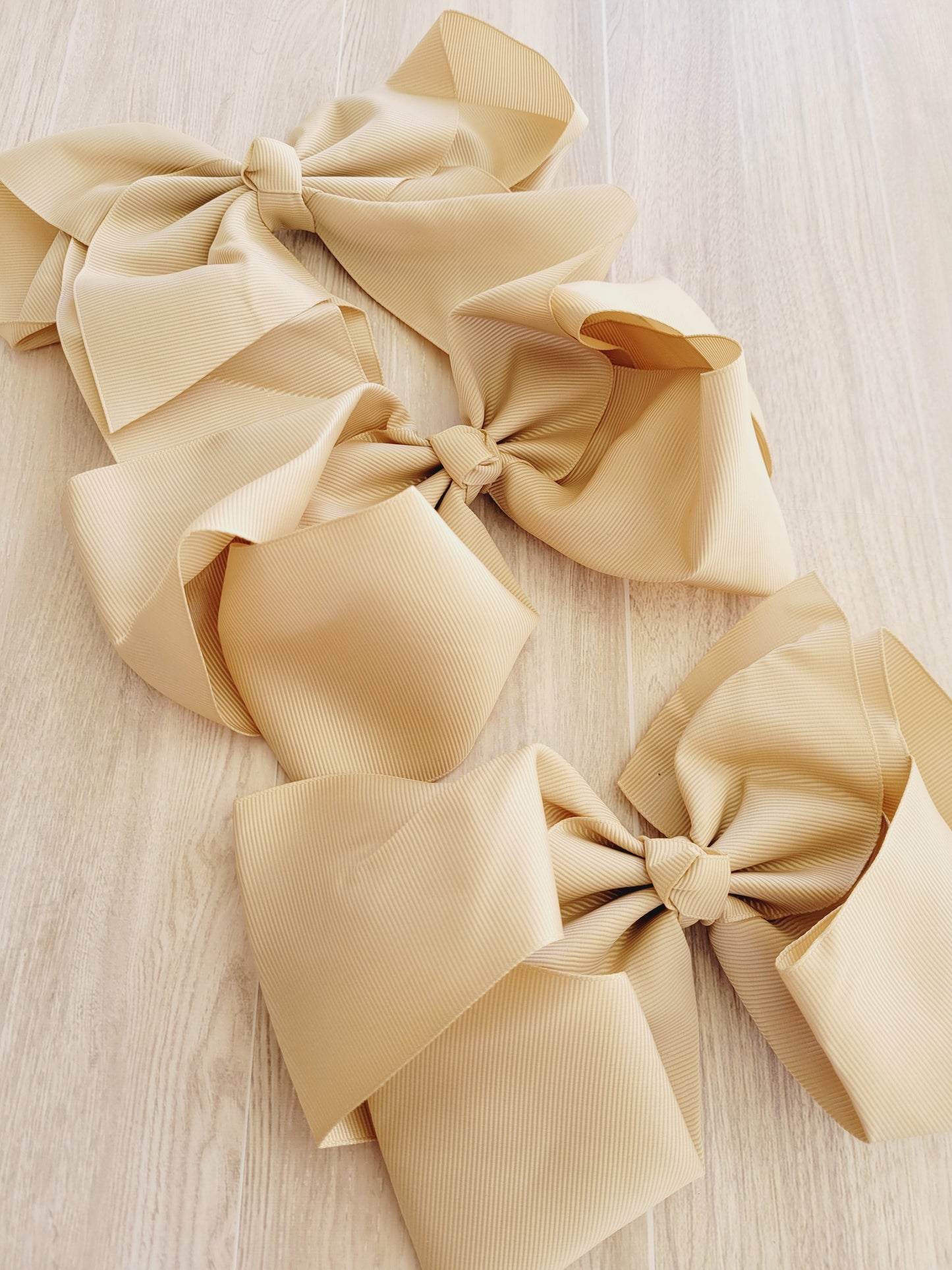 Tan Big Bow