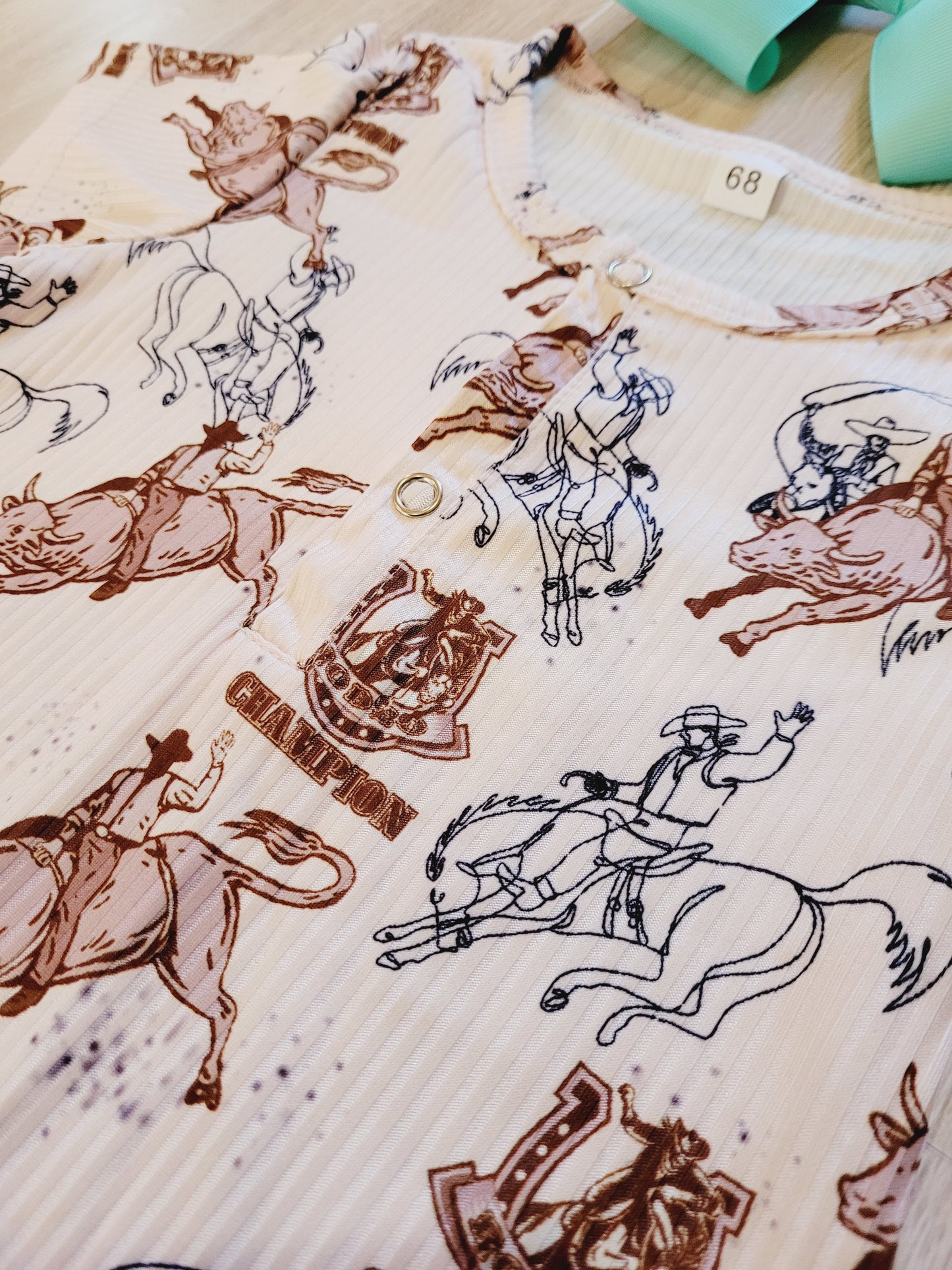 Rodeo Champion Baby Romper
