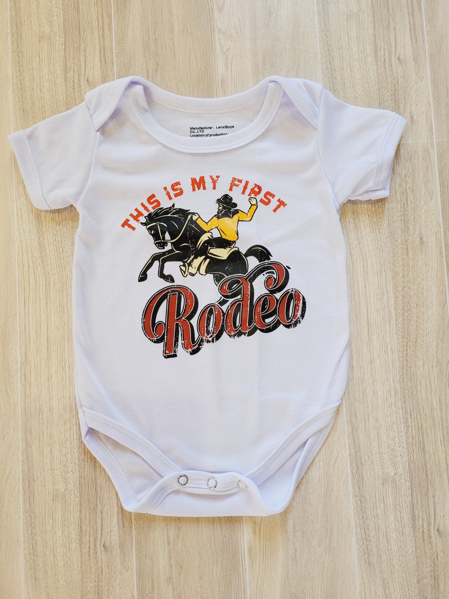 This Is My First Rodeo Onesie