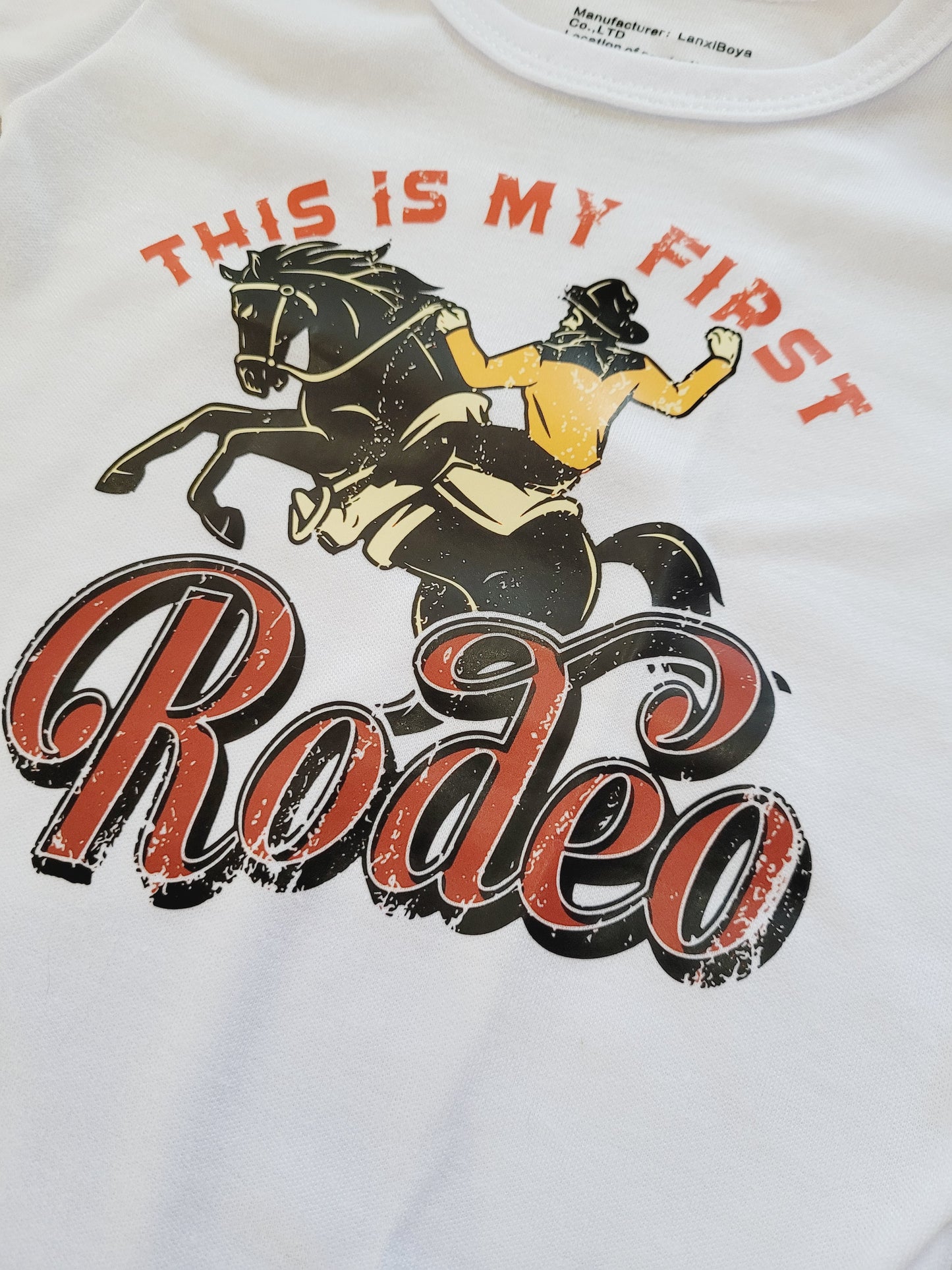 This Is My First Rodeo Onesie