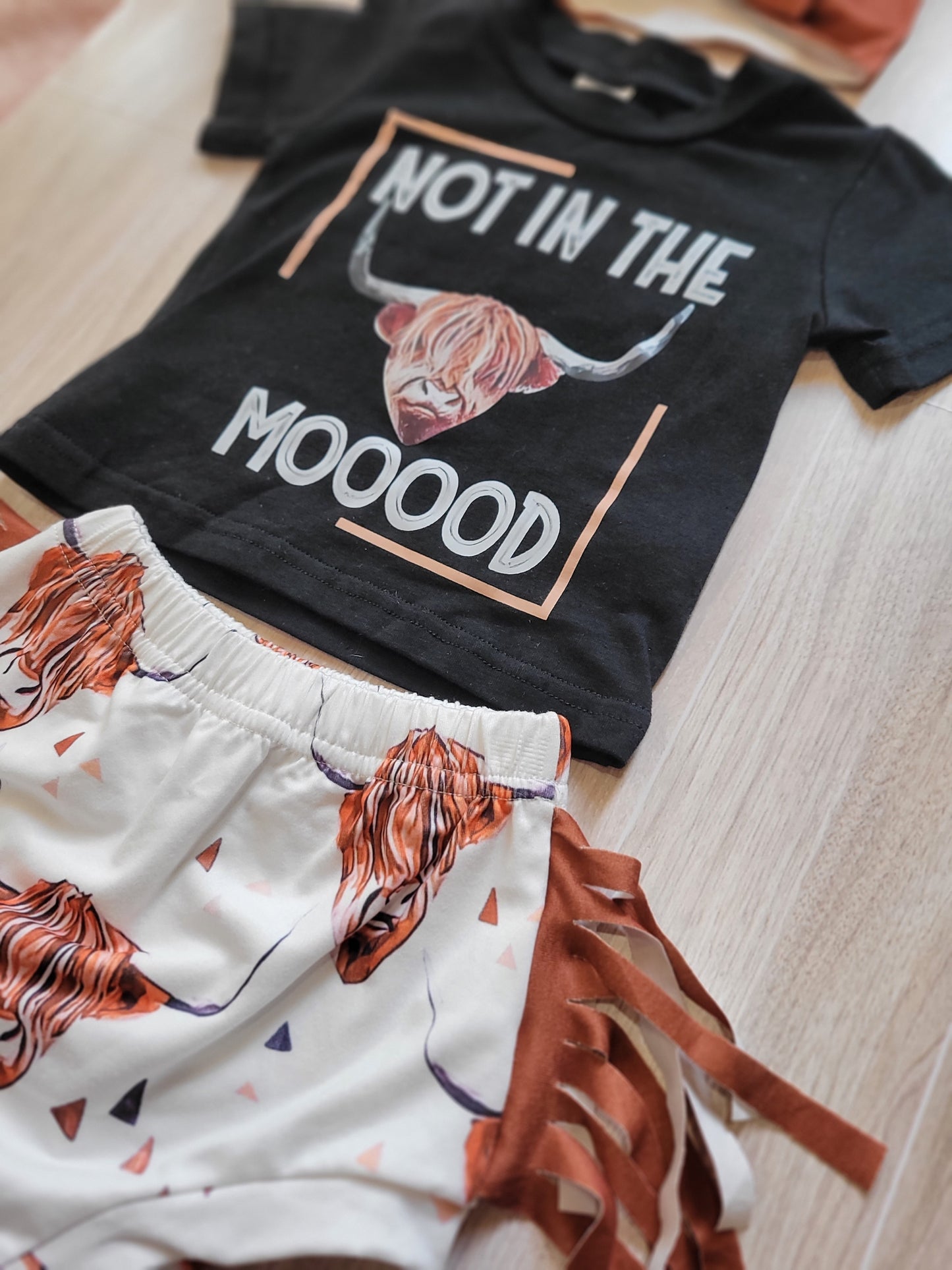 Not in the Mood Western Fringe 3peice set