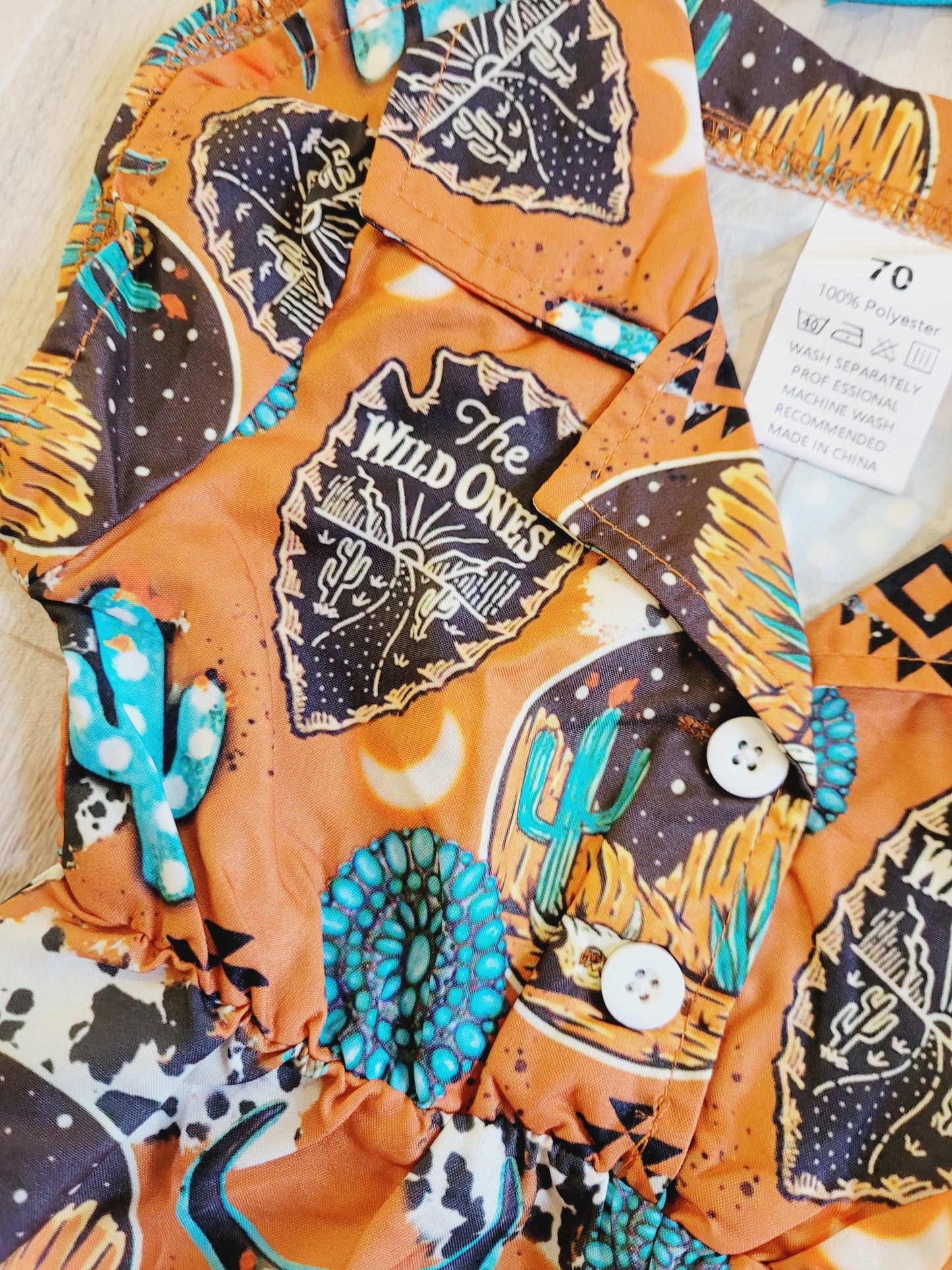 Western nights Turquoise Love- Little cowgirl jumper