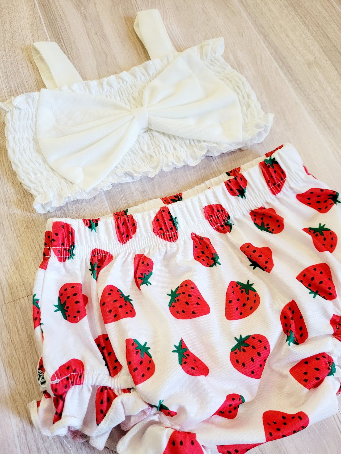 Sweet Little Strawberry Cutie 2-piece Set