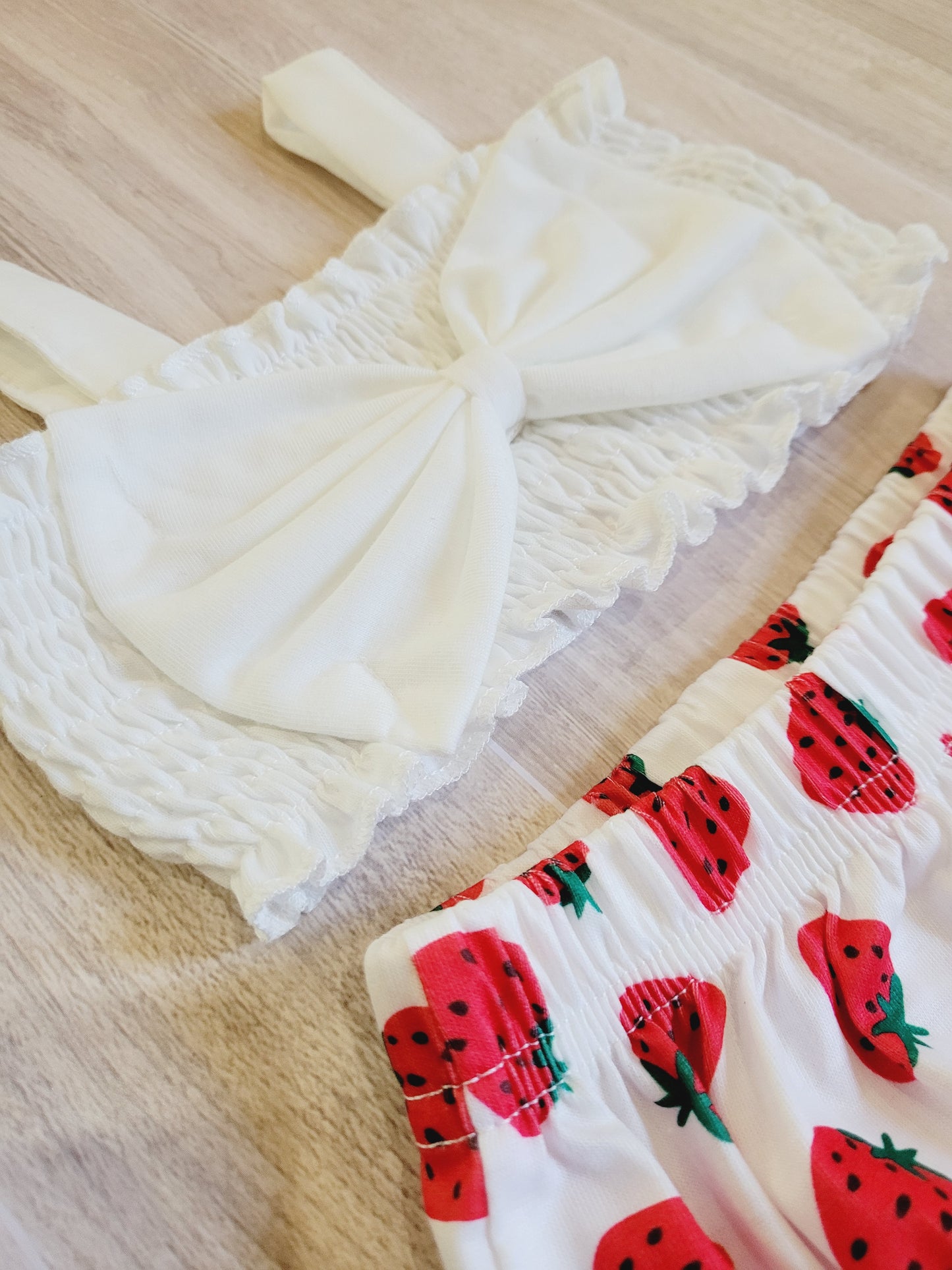 Sweet Little Strawberry Cutie 2-piece Set