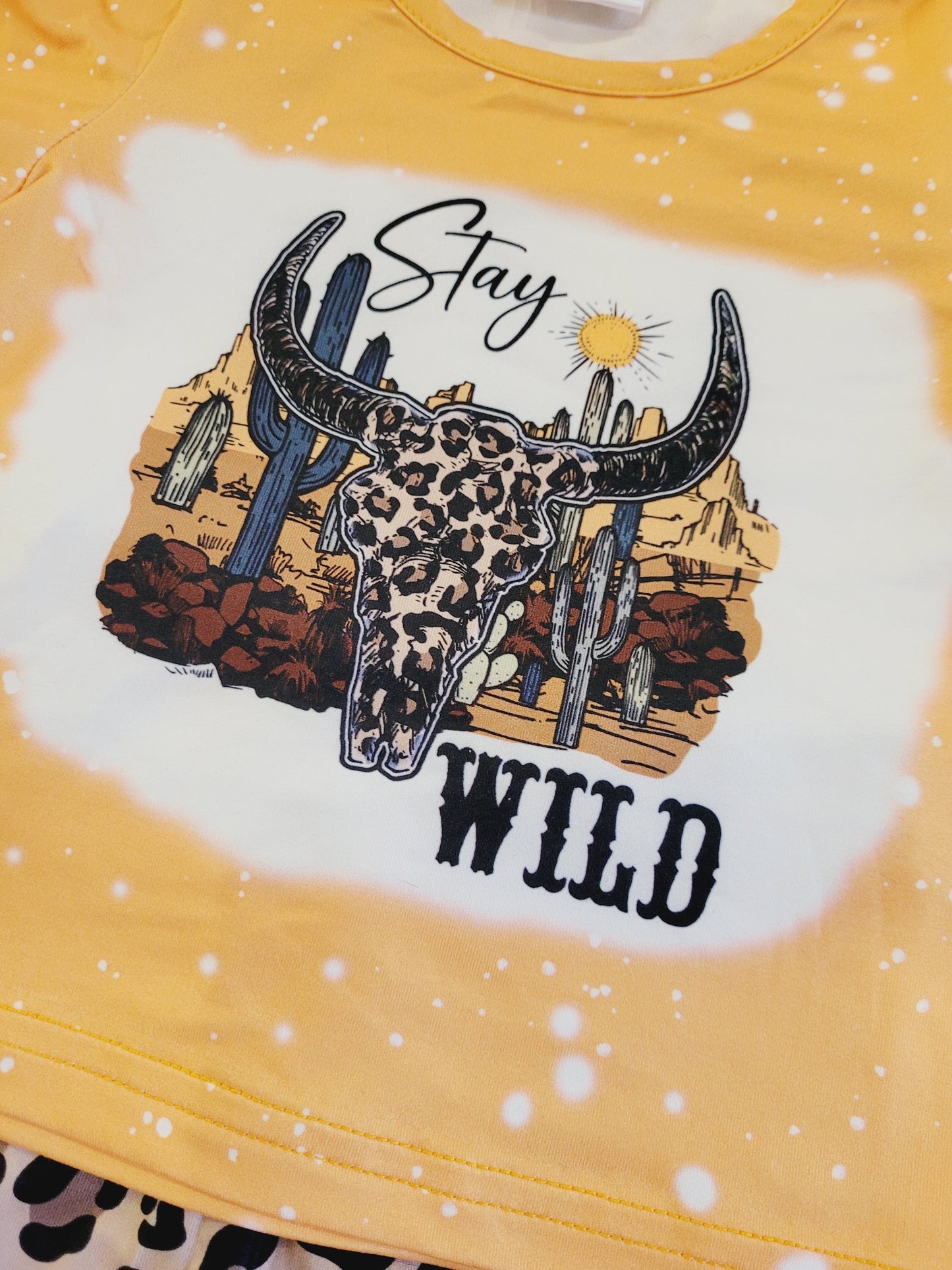Stay Wild Western 2-Piece Leopard flare outfit