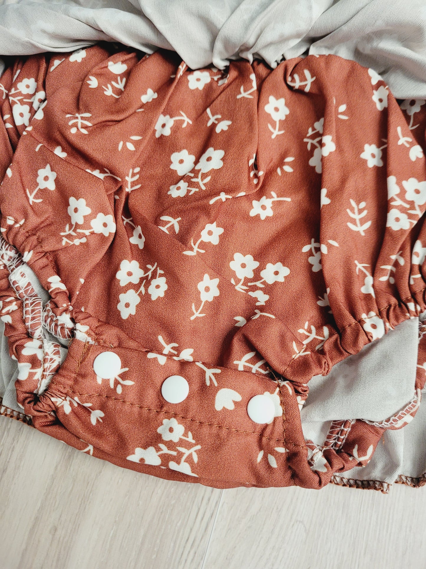 Western Brown floral print dress
