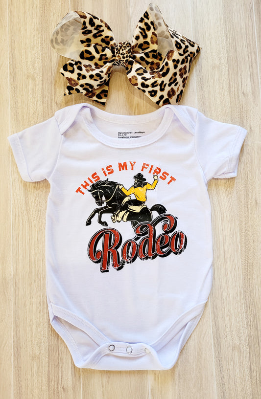 This Is My First Rodeo Onesie