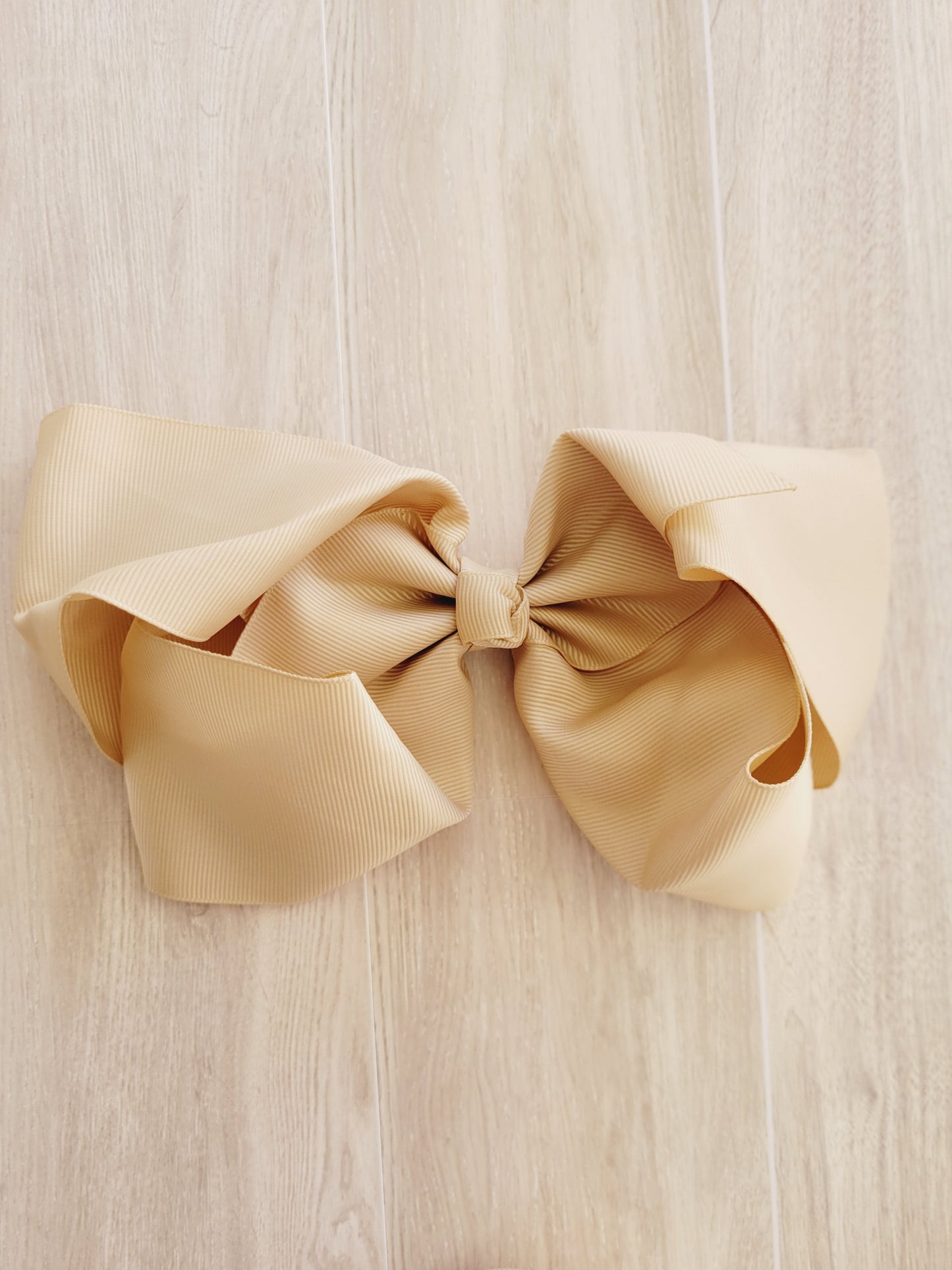 Tan Big Bow