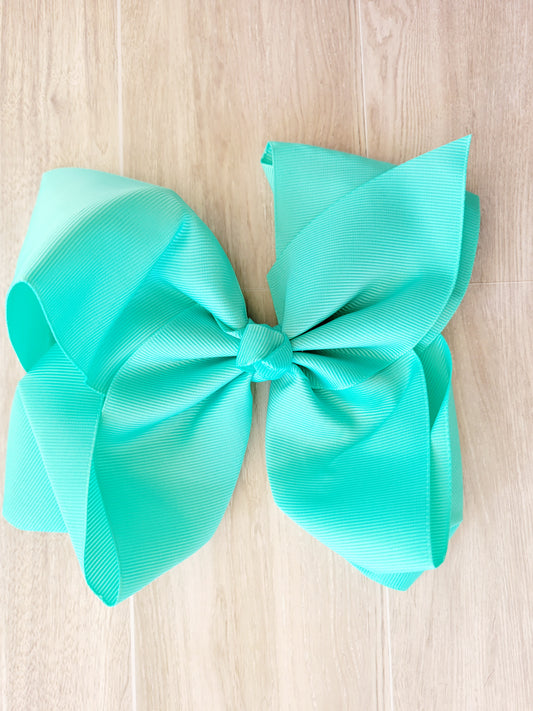 Teal Big Bow