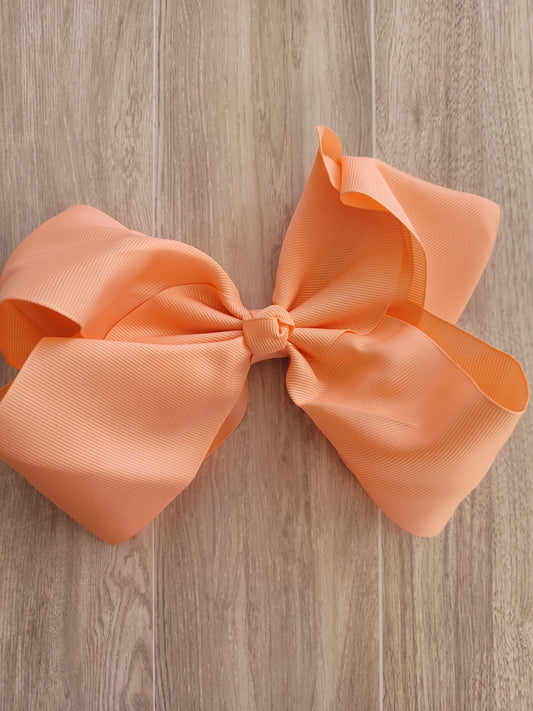 Peach Big Bow