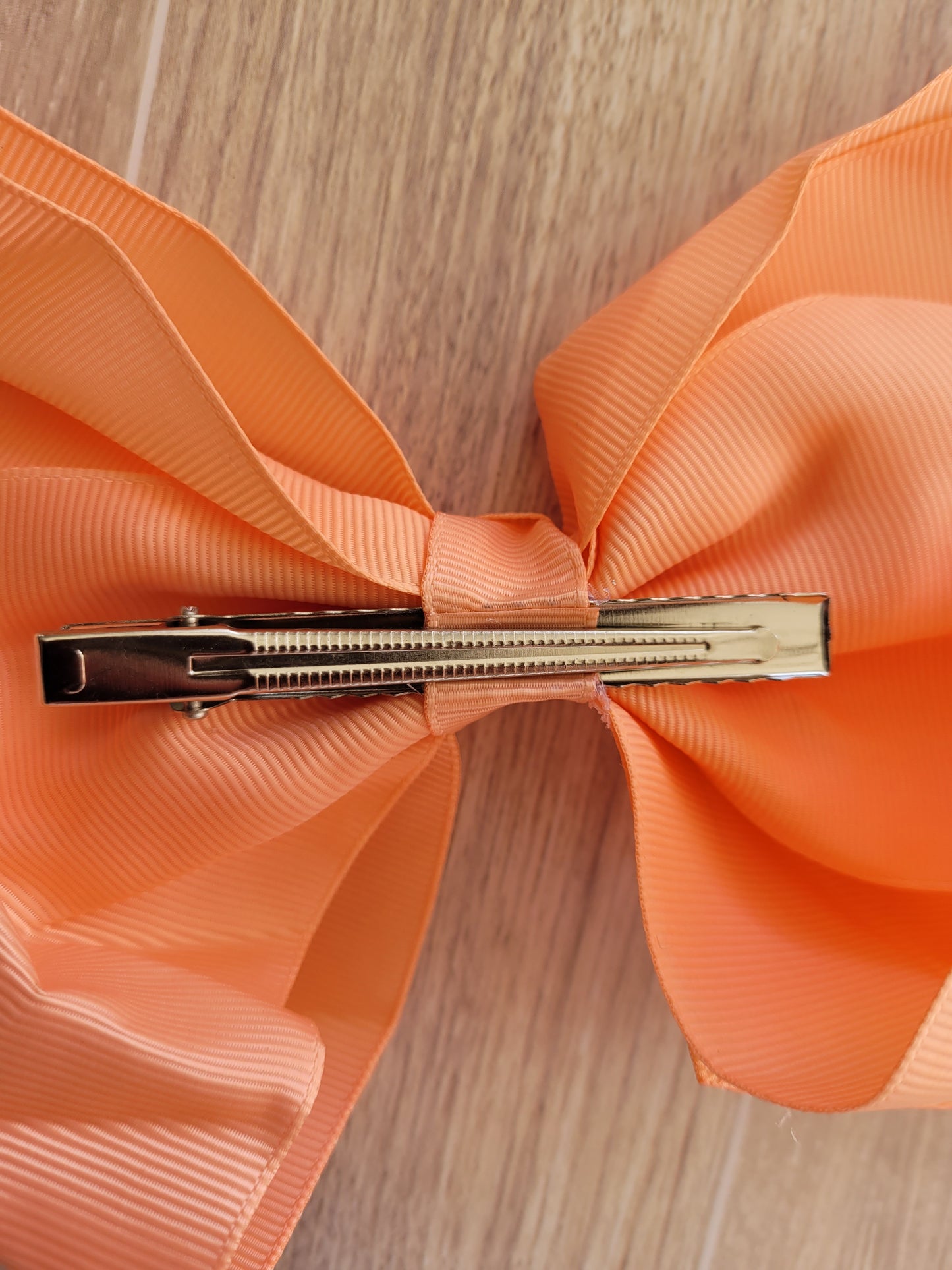 Peach Big Bow