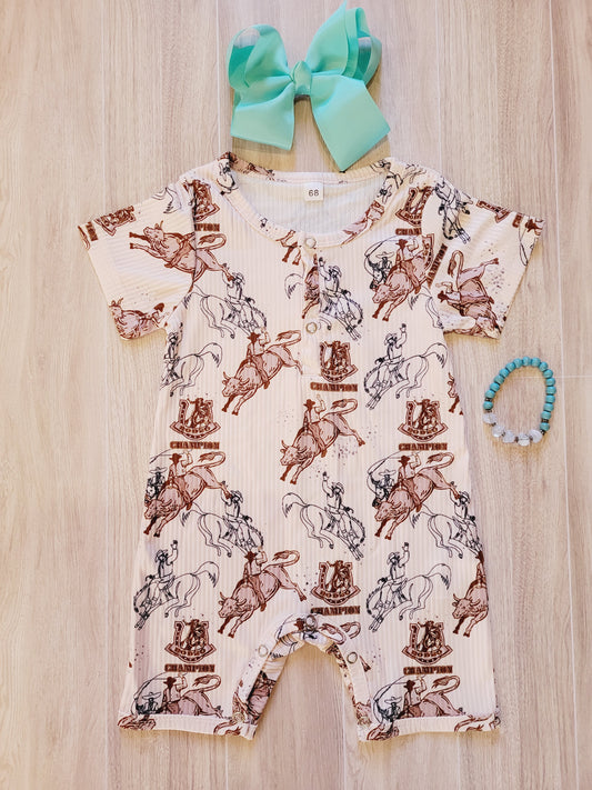 Rodeo Champion Baby Romper