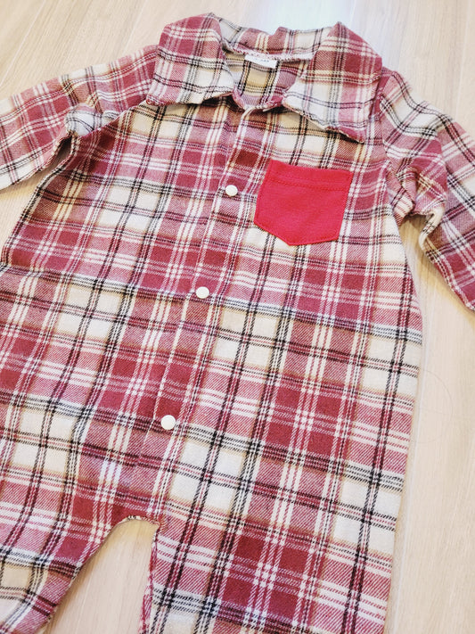 Plaid Cozy long-sleeved Button up outfit