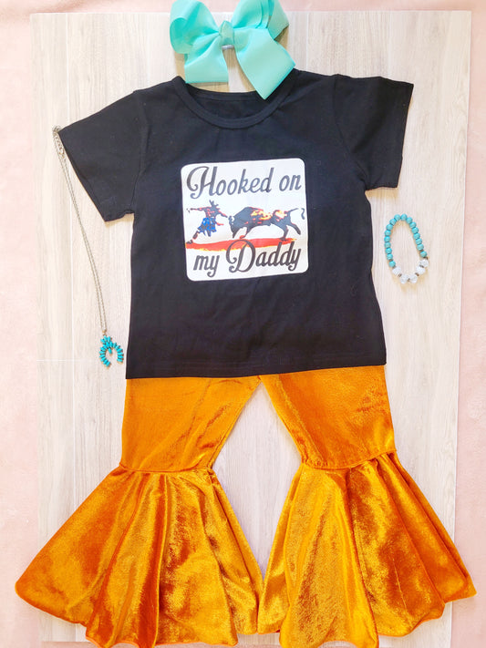 Hooked on Daddy outfit 2peice set